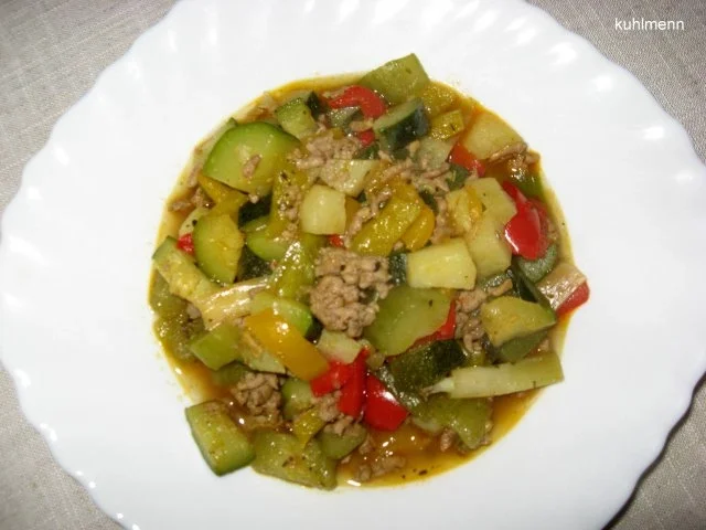 Hack/Gemüse-Topf - Rezept