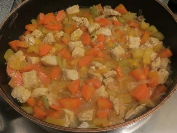 Kochen: Gemüse-Puten-Pfanne - Rezept - Bild Nr. 3