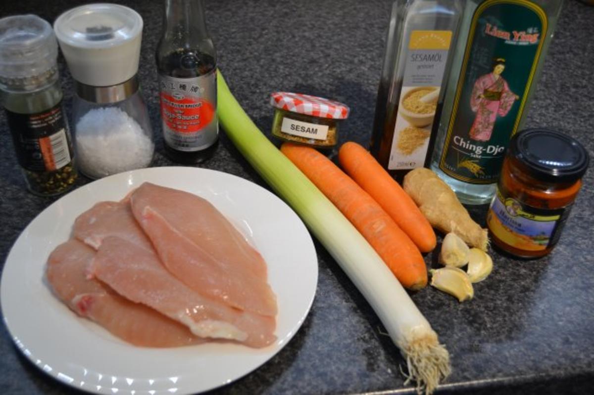 Bilder für Chop Suey mit Dak Gui Fleisch - Rezept