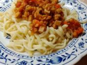 Spätzle mit Linsen - Rezept