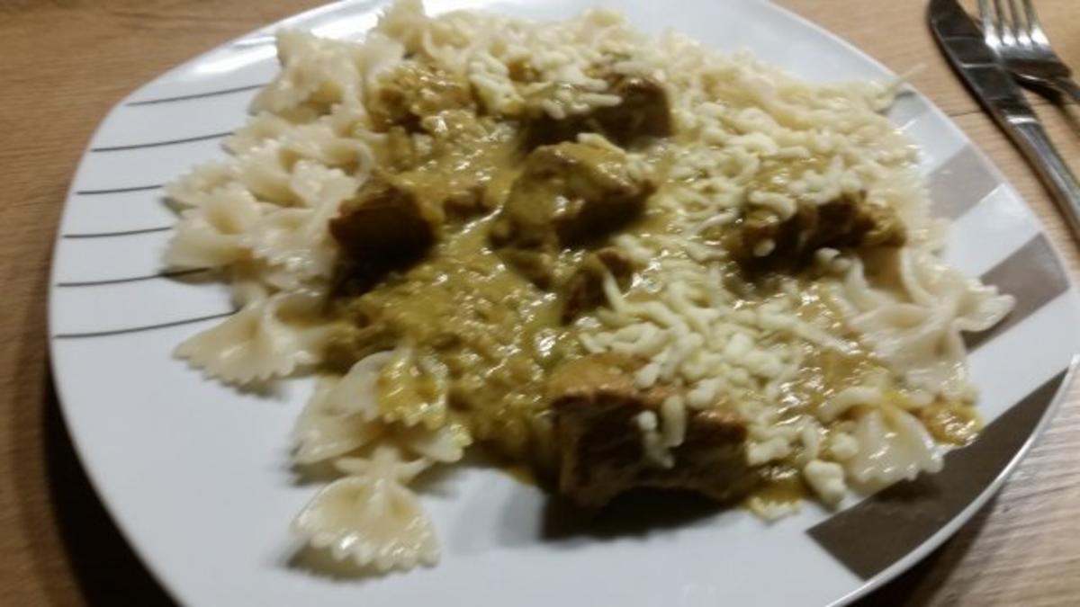 Curry-Senf Gulasch - Rezept mit Bild - kochbar.de