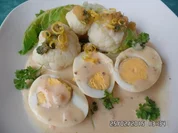 Rezept: Knusper-Blumenkohl mit Senfeiern Knusper-Blumenkohl mit Senfeiern - Rezept