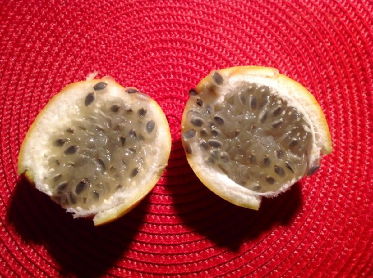gegrillter Obstteller mit einem Orangen-Passionsfrucht-Dip - Rezept - Bild Nr. 5
