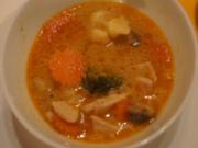Curry-Suppe mit Hähnchenbrustfilet und Gemüse - Rezept