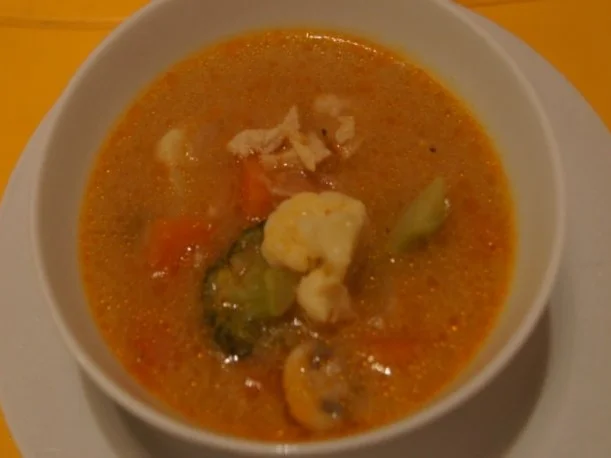 Curry-Suppe mit Hähnchenbrustfilet und Gemüse - Rezept - Bild Nr. 15