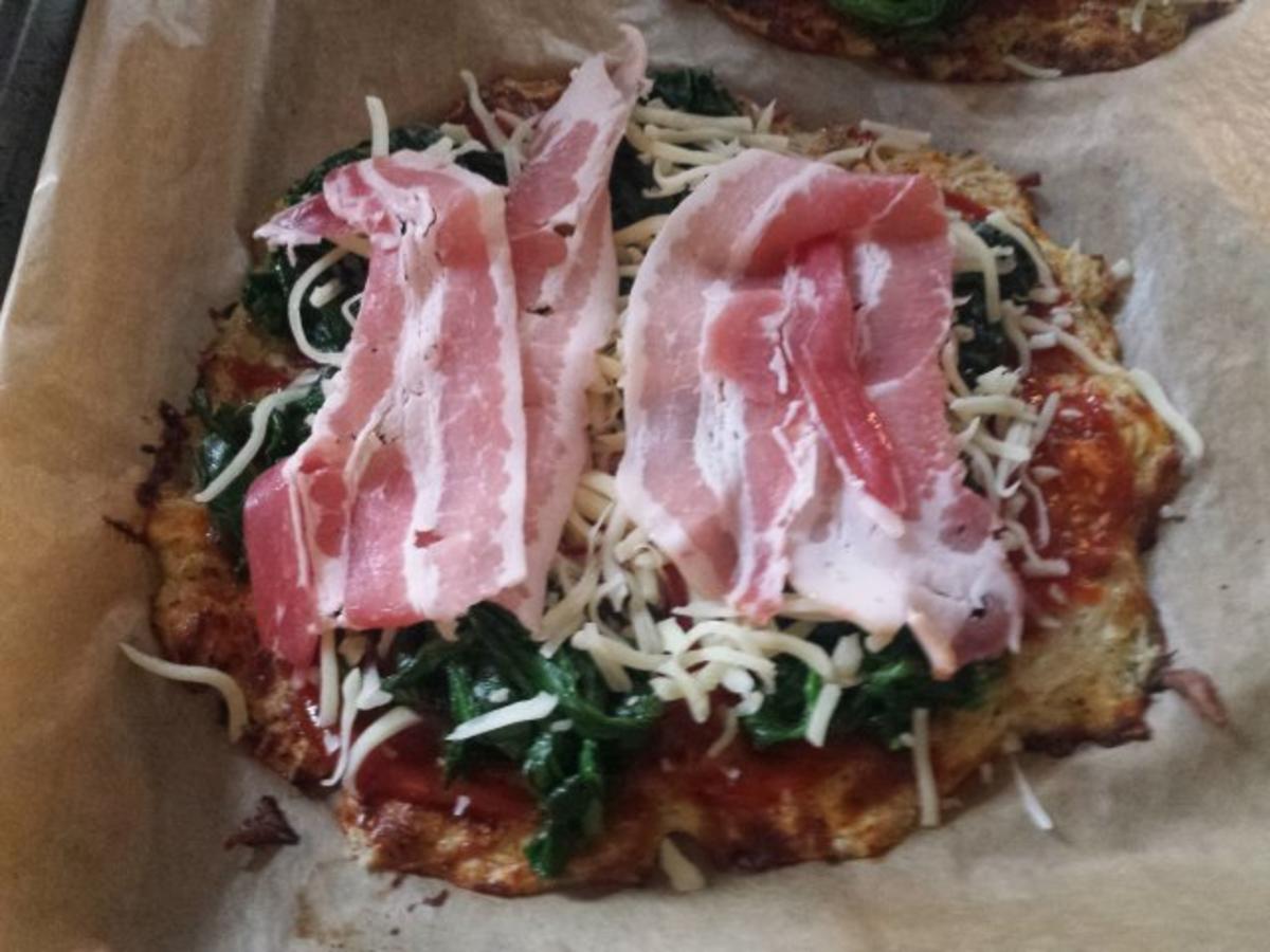 Pizza mit Blumenkohl-Boden - Rezept - Bild Nr. 13