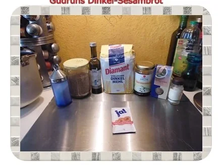 Brot: Dinkel-Sesambrot - Rezept - Bild Nr. 2