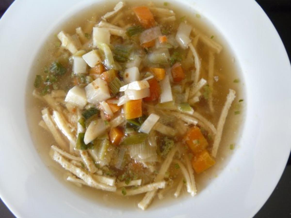 Flädele - Suppe - Rezept - Bild Nr. 9