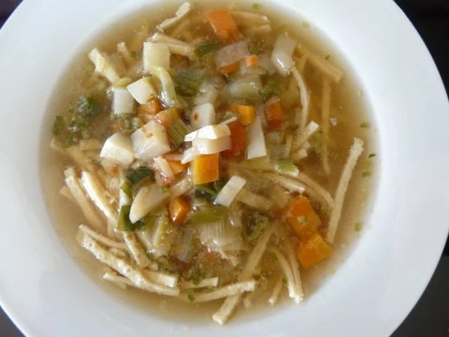 Flädele - Suppe - Rezept - Bild Nr. 9