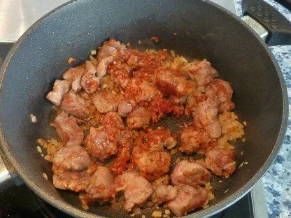 Rezept: Eintopf von Berglinsen mit Schweinenacken Bild Nr. 3 Eintopf von Berglinsen mit Schweinenacken - Rezept - Bild Nr. 3