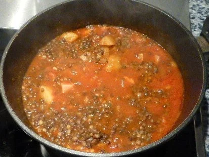 Rezept: Eintopf von Berglinsen mit Schweinenacken Bild Nr. 6 Eintopf von Berglinsen mit Schweinenacken - Rezept - Bild Nr. 6