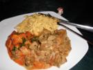 Hähnchengulasch mit Rahm-Steinpilzen>> - Rezept