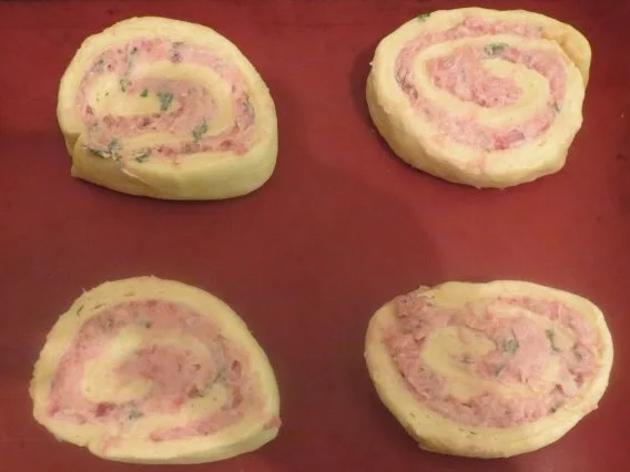 Zwischensnack: Hackfleisch-Käse-Schnecken - Rezept - Bild Nr. 5