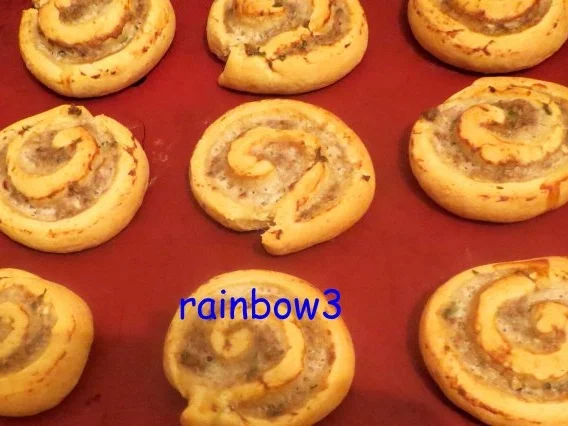 Zwischensnack: Hackfleisch-Käse-Schnecken - Rezept - Bild Nr. 6