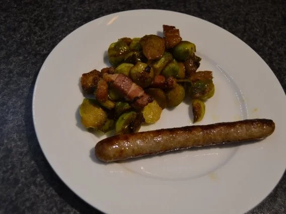 Rosenkohl mit Kräuterspeck und Feigen - Rezept - Bild Nr. 4