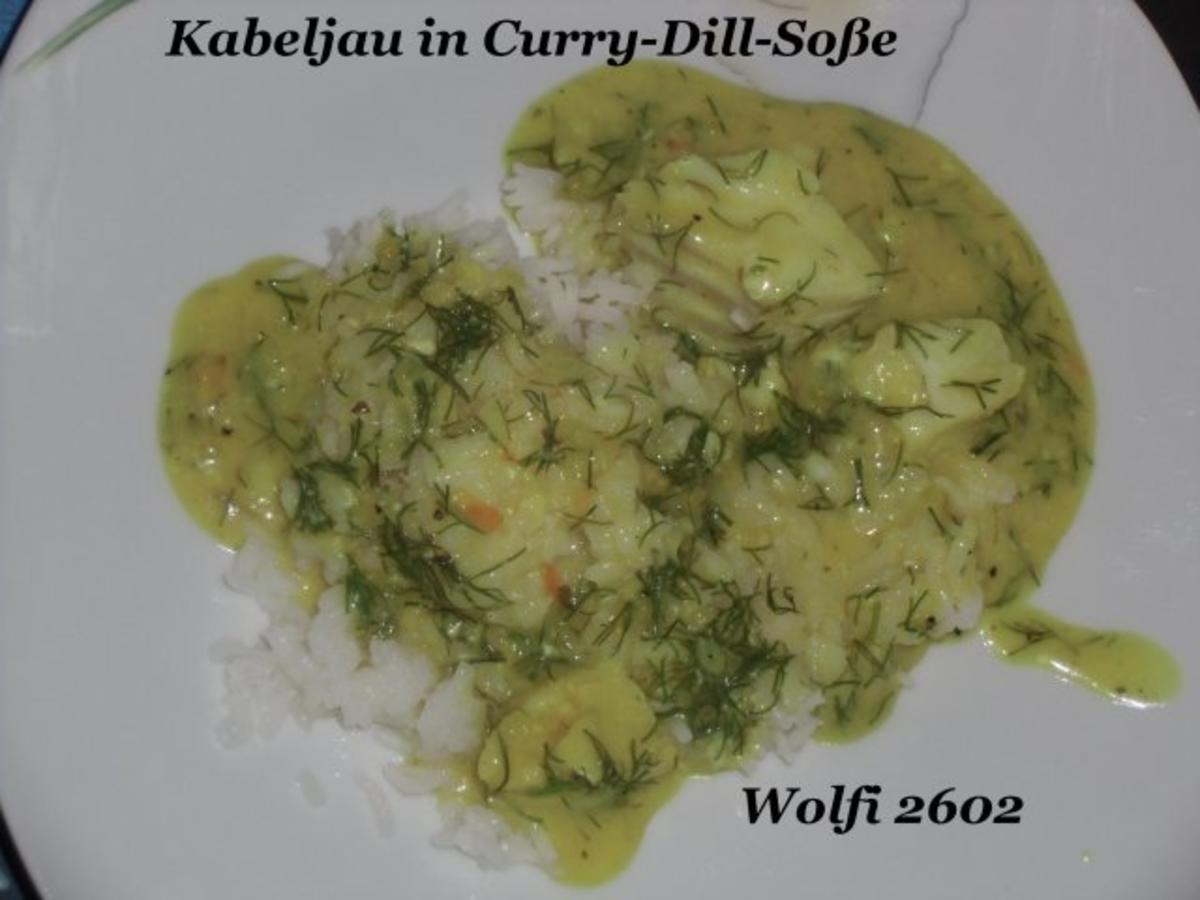 Fisch : Kabeljau in Curry-Dill-Sauce gar ziehen lassen - Rezept - Bild Nr. 2