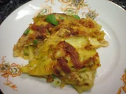 Pasta: Nudelauflauf mit Maultaschenteig - Rezept