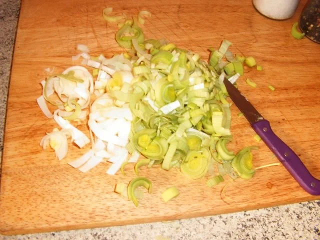 Rezept: Porree-Schinken- Nudeln Bild Nr. 4 Porree-Schinken- Nudeln - Rezept - Bild Nr. 4