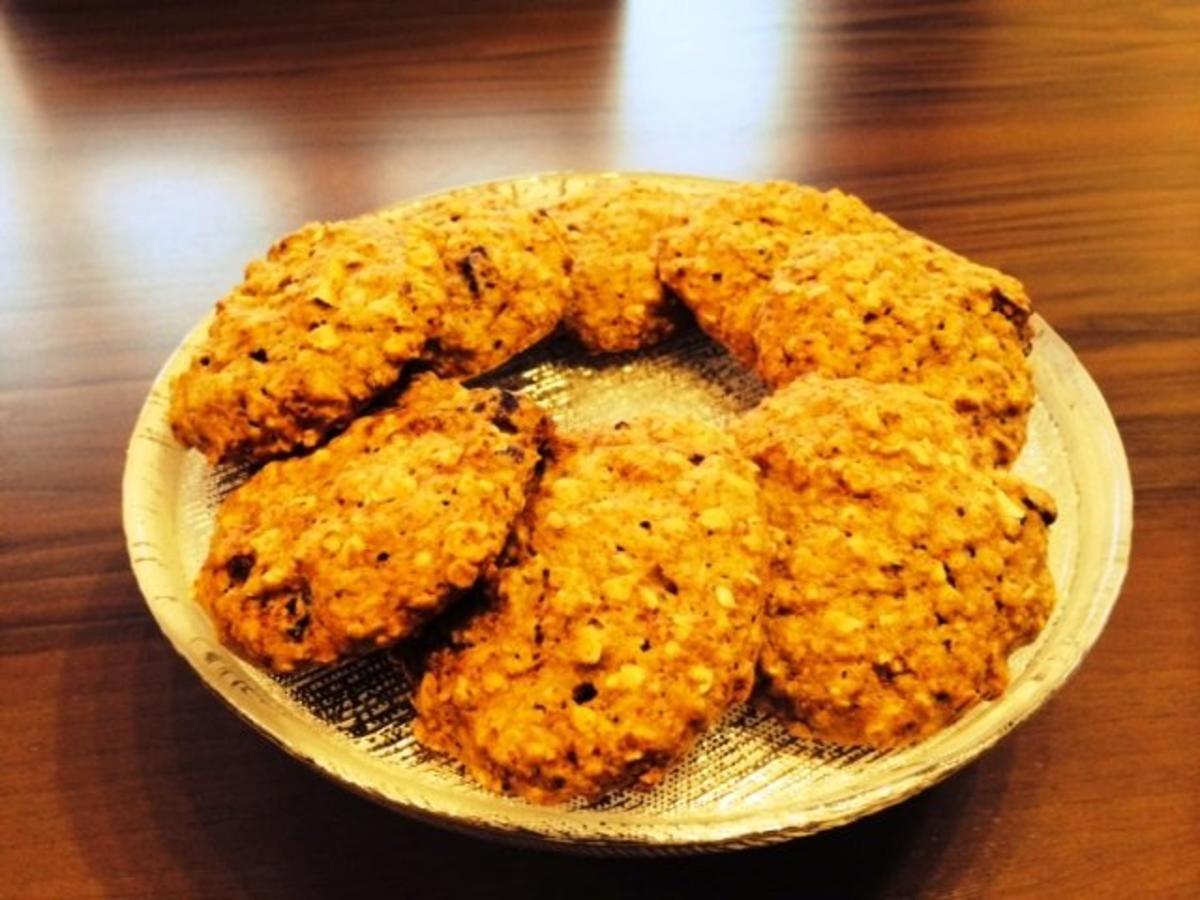 Vegane Bananencookies mit Dinkelflocken - Rezept - kochbar.de