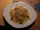 Rezept: Spätzle auf Champignonrahm Spätzle auf Champignonrahm - Rezept