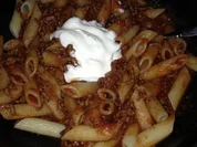 Rezept: Schnelle Hackfleischsauce zu Nudeln Schnelle Hackfleischsauce zu Nudeln - Rezept