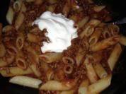 Schnelle Hackfleischsauce zu Nudeln - Rezept