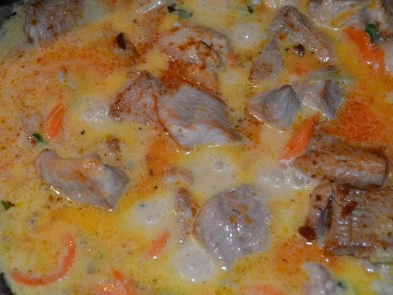 Rezept: Welspfanne mit Blauschimmelkäse Bild Nr. 5 Welspfanne mit Blauschimmelkäse - Rezept - Bild Nr. 5