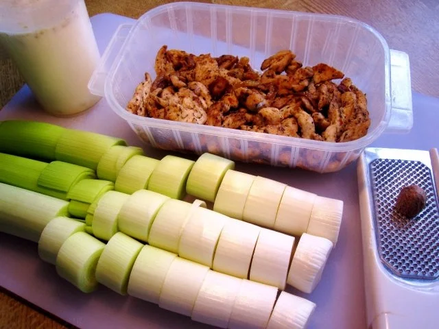 Geschnetzelte Hähnchenbrust im Lauchgemüse - Rezept - Bild Nr. 5