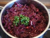 Rotkohl mit Wild-Preiselbeeren - Rezept