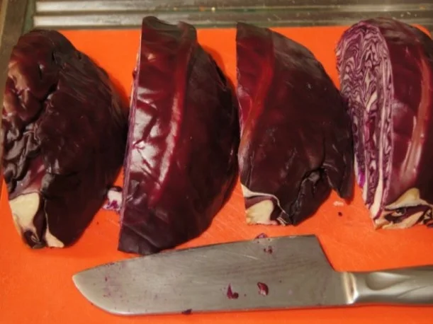 Rotkohl mit Wild-Preiselbeeren - Rezept - Bild Nr. 3