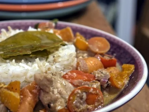 Purple Curry Chicken - Rezept