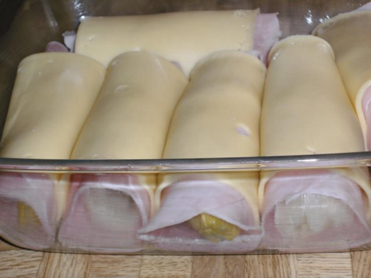 Chicoree überbacken mit Schinken und Käse - Rezept - Bild Nr. 11