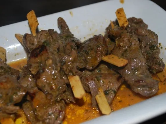 Rezept: Spanische Rindfleischspieße - Pinchitos Spanische Rindfleischspieße - Pinchitos - Rezept