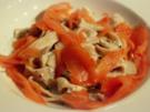 Räucherlachs-Ziegenkäse-Pasta; schnelles Nudelgericht mit Fisch - Rezept