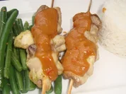 Hühner Satayspieße - Rezept