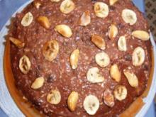 Bananen-Birnen-Schoko-Torte - Rezept