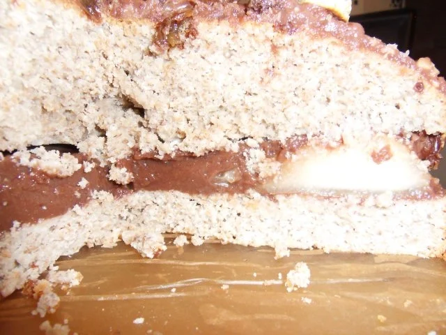 Bananen-Birnen-Schoko-Torte - Rezept - Bild Nr. 3