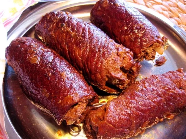 Rezept: Rouladen mit köstlicher Rotweinsoße Bild Nr. 5 Rouladen mit köstlicher Rotweinsoße - Rezept - Bild Nr. 5