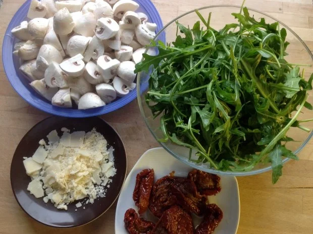 Basilikumnudeln mit Rucola - Rezept - Bild Nr. 2