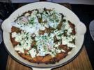 Ofenrösti mit pochierten Eiern und Schafskäse - Rezept