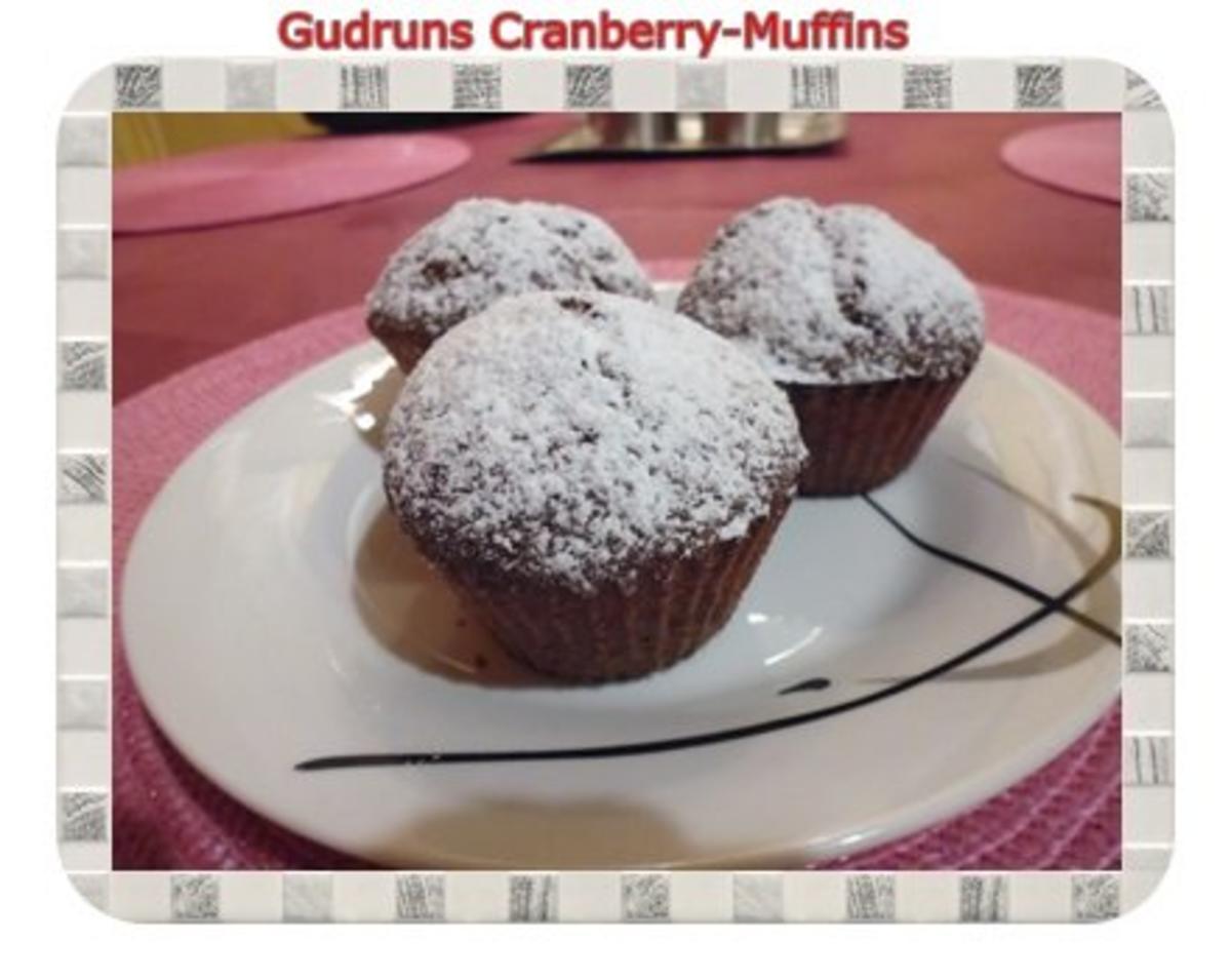 Muffins: Cranberry-Muffins - Rezept