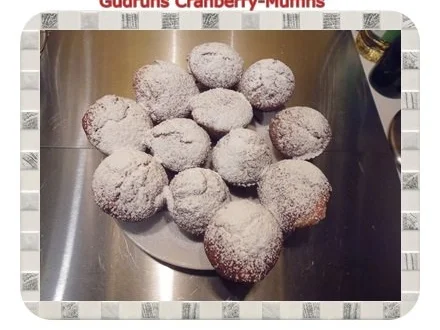 Rezept: Muffins: Cranberry-Muffins Bild Nr. 17 Muffins: Cranberry-Muffins - Rezept - Bild Nr. 17