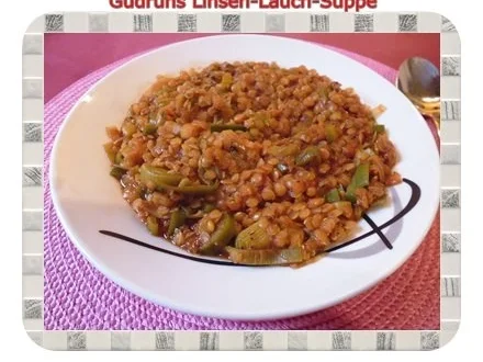 Rezept: Eintopf: Linsen-Lauchsuppe Eintopf: Linsen-Lauchsuppe - Rezept