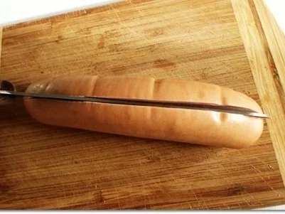 “Wurst-Blume“  auf  Cheddar-Käse-Sandwich - Rezept - Bild Nr. 6