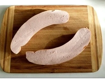 “Wurst-Blume“  auf  Cheddar-Käse-Sandwich - Rezept - Bild Nr. 7
