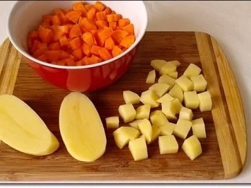 Paniertes Schweinesteak mit Gemüse,  nappiert mit „Café de Paris Sauce“ - Rezept - Bild Nr. 19