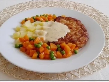 Paniertes Schweinesteak mit Gemüse,  nappiert mit „Café de Paris Sauce“ - Rezept - Bild Nr. 31