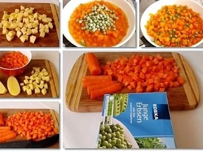 Paniertes Schweinesteak mit Gemüse,  nappiert mit „Café de Paris Sauce“ - Rezept - Bild Nr. 34