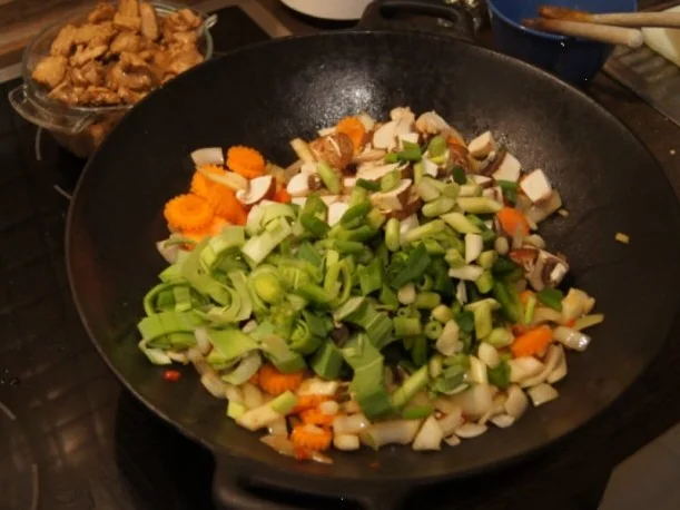 Schweinefilet mit Gemüse-Reis süß-sauer - Rezept - Bild Nr. 9