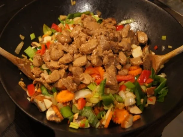 Schweinefilet mit Gemüse-Reis süß-sauer - Rezept - Bild Nr. 11